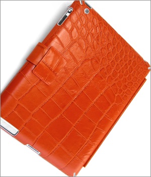 Футляр Giorgio Fedon 1919 для iPad 2/3/4 Croco Orange